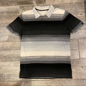 EUC Oakley Men’s Striped Golf Polo in Size Large